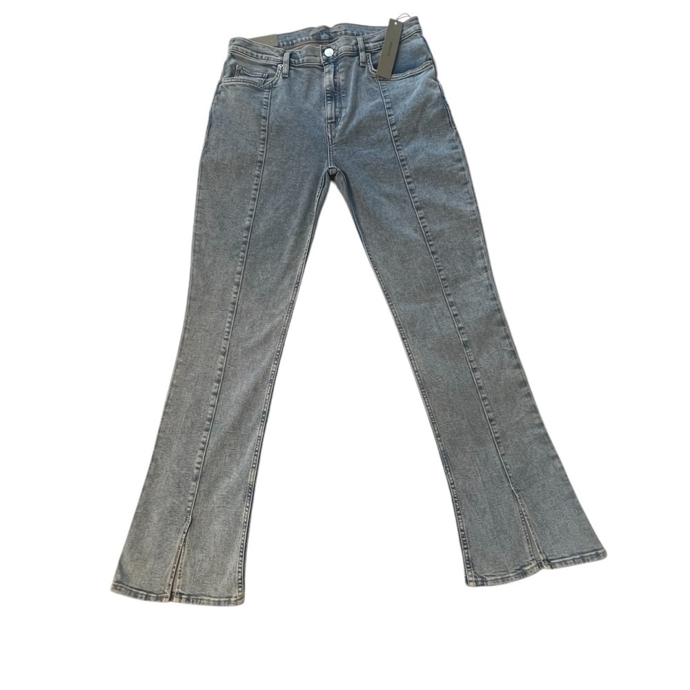Hudson Barbara High Rose Baby bootcut Jean with slit hem. Women’s size 31 new - Picture 7 of 13